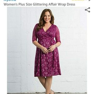 Beautiful Kiyonna wrap dress
